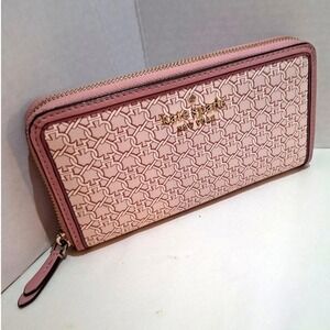 KATE SPADE NEW YORK Wallet Continental women's large Wallet pink